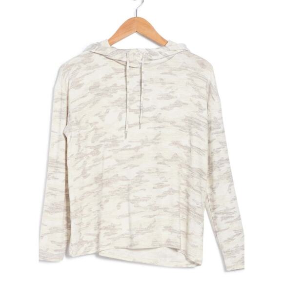 $5 Sale!!! NWT $58 Workshop Medium Drop Shoulder Long Sleeve Camo Hoodie - Picture 3 of 9